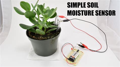 how to make a homemade moisture meter for shallow pots|diy soil moisture sensor.